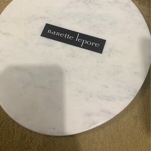 Nanette Lepore White Marble Cutting Board